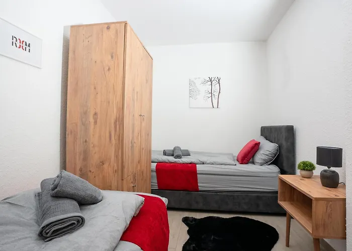 Appartement Serviceroom24 - 4 In Recklinghausen Wlan - Smart-tv - 24-7 Check-in Und Kueche Herten (North Rhine-Westphalia)
