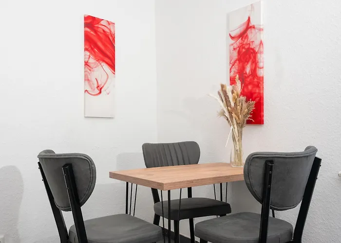 Serviceroom24 - 4 In Recklinghausen Wlan - Smart-tv - 24-7 Check-in Und Kueche Appartement *