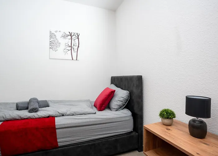 Appartement Serviceroom24 - 4 In Recklinghausen Wlan - Smart-tv - 24-7 Check-in Und Kueche Herten (North Rhine-Westphalia)